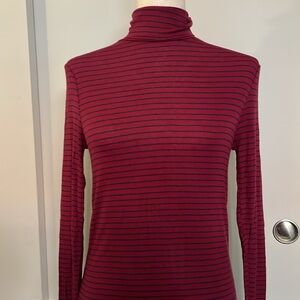 Gap striped turtleneck tee